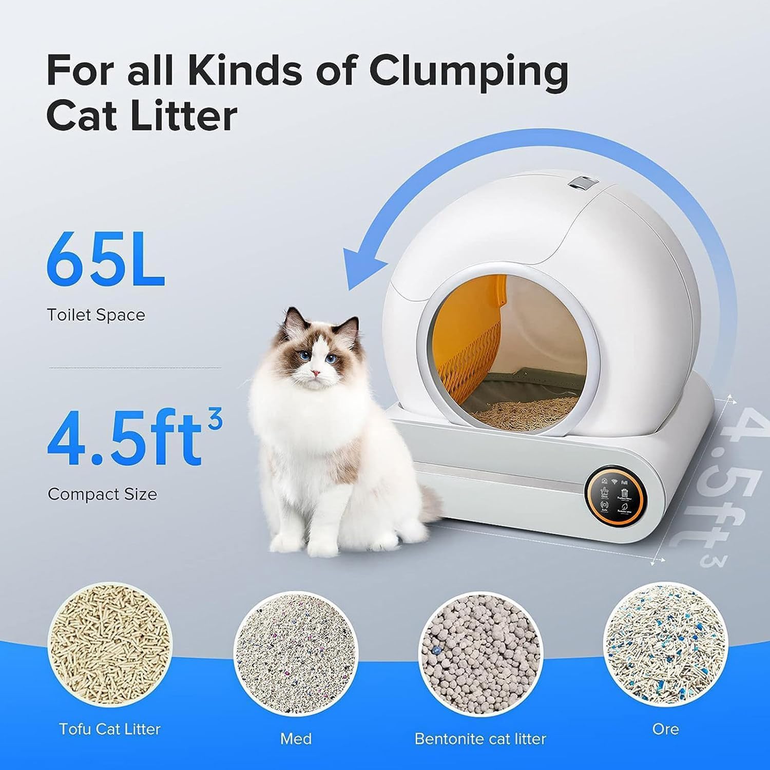 Automatic Litter Box Cat Toilet Smart